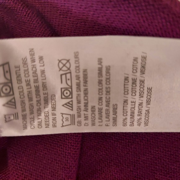 NWOT Issac Mizrahi live turtleneck scalloped light weight sweater size 1X - Picture 5 of 11